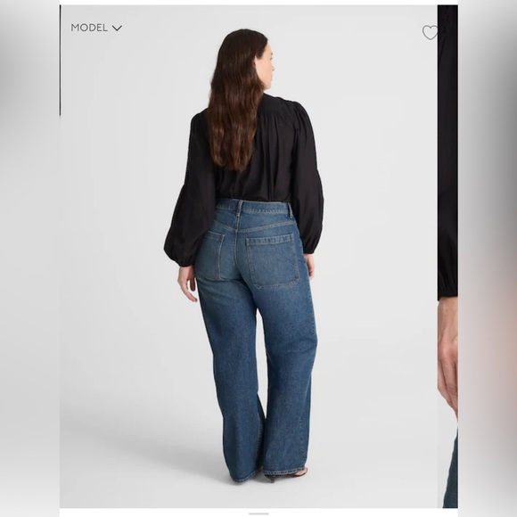 The Emmett Wide-Leg Full Length Jean: Patch Pocket Edition - Greendale size 32 - Picture 5 of 5